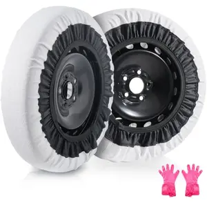 VEVOR 2PCs Chaussette à Neige pour Pneu Chaîne à Neige Textile Taille ... pas cher