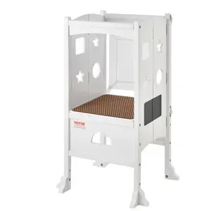 VEVOR Tour d'Observation Enfant Montessori Apprentissage Réglable 56,75 kg BlancVendu parvevor