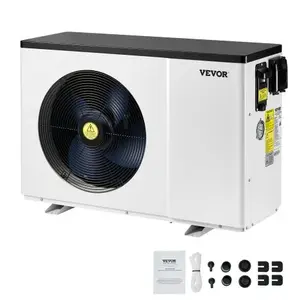 Comparateur de prix : VEVOR Pompe à chaleur électrique pour piscine 1,48 à 7,11 kW fréquence...