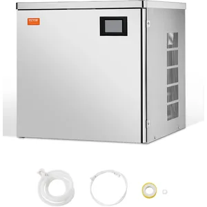 VEVOR Machine à Glaçons Capacité 204 kg/24 h Autonettoyante Tête Uniqu... pas cher