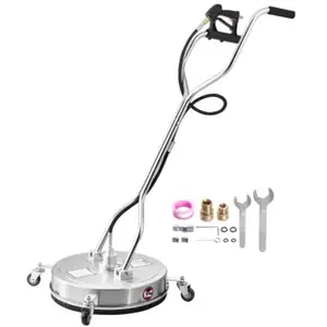 VEVOR Nettoyeur de surface pour nettoyeur haute pression 520 mm poignées roues pas cher