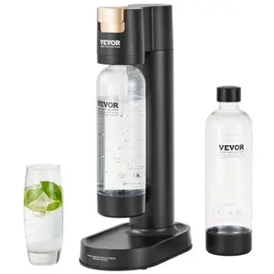Machine à eau gazeuse-VEVOR-avec 2 bouteilles PET de 1 L sans BPA, com... pas cher