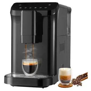 VEVOR Machine à Expresso Automatique 15 bars avec Broyeur 15 Niveaux d... pas cher