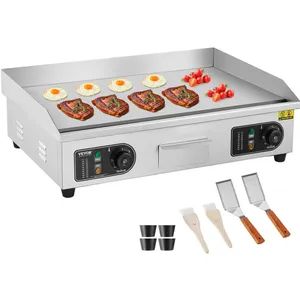 VEVOR Plancha Électrique Commerciale 4kW Réglable 50-300° C Restaurant...Vendu parvevor