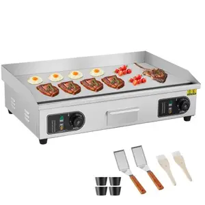 Comparateur de prix : VEVOR Plancha Électrique Plaque à Snacker Commerciale 4400 W 50-300 °C...