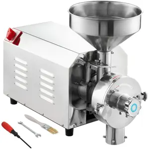 VEVOR Moulin à Grains Broyeur à Épices 2200 W pour Transformation des ... pas cher