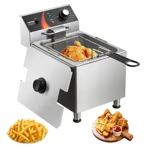 VEVOR Friteuse à bain d'huile électrique commerciale avec panier 3100 ...Vendu parvevor