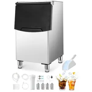 VEVOR Bac de Stockage pour Machine à Glaçons avec Capacité 113,4 kg av... pas cher