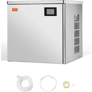 VEVOR Machine à Glaçons Capacité 181 kg/24 h Autonettoyante Tête Uniqu... pas cher