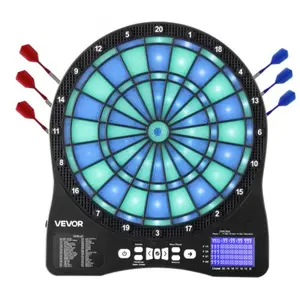 Comparateur de prix : VEVOR Cible de fléchettes électronique pour 8 joueurs, planche à fléch...