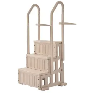 Comparateur de prix : VEVOR Escalier de Piscine de 91,4-122 cm 3 Marches avec 2 Rampes 181,4...