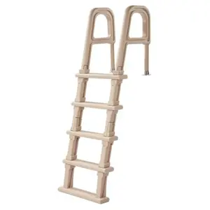 VEVOR Échelle de Piscine de 122-137 cm 5 Marches 2 Rampes Charge 136 k... pas cher
