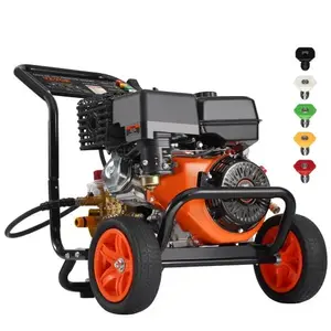 VEVOR Nettoyeur haute pression à essence 4400 PSI 15 L/min 5 buses pou... pas cher