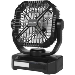 Comparateur de prix : VEVOR Ventilateur Solaire Rechargeable 10400 mAh Ventilateur Portable ...
