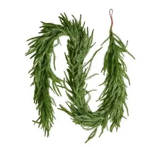VEVOR Guirlande de Noël de Pin Norfolk Artificiel Décoration de Noël V...