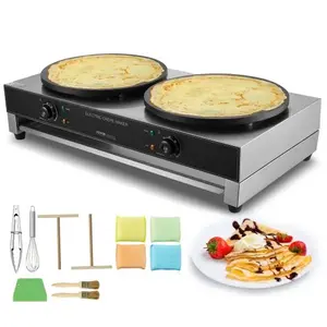 Comparateur de prix : VEVOR Crêpière Électrique Appareil à Crêpes Commerciale 40 cm 3400 W D...