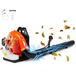 Comparateur de prix : VEVOR Souffleur de feuilles à essence à dos 79 CC 2 temps volume d'air...