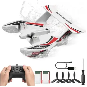 Comparateur de prix : VEVOR Avion RC amphibie en mousse EPP jouet d'avion 2,4 GHz avec téléc...