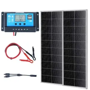 Panneau Solaire Portable - VEVOR - Lot de 2 Panneaux Solaires Monocris...Vendu parvevor