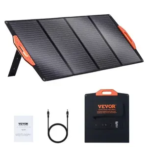 Panneau Solaire Portable - VEVOR - Panneau Solaire Portable Monocrista...Vendu parvevor
