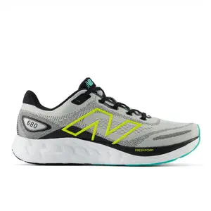 Chaussures running new balance fresh foam 680 v8 gris jaune homme pas cher