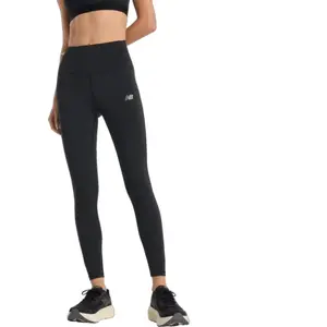 New Balance rise Femme - Leggings, Noir - Taille L - Poly Jersey