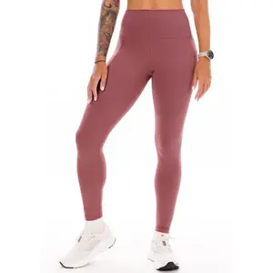 Legging long New Balance Sleek Pocket High Rise rose femme - XS pas cher