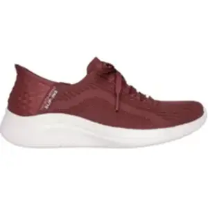 Chaussures Skechers Ultra Flex 3.0 Slip-Ins rouge bordeaux femme - 38 pas cher