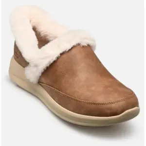 Skechers Women's Cozy Escape-Hands Free Slip-Ins Slipper, Chestnut, 8 pas cher