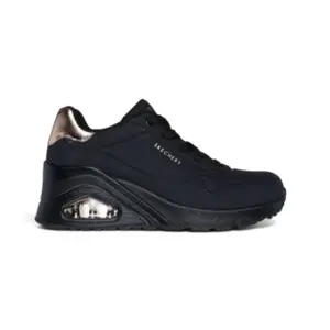 Baskets basses Skechers Uno Wedge - Hi Steps 177520-BBK Black pas cher