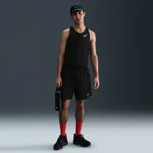 Short 2 en 1 Nike Challenger Breathe Dri-FIT HJ4176-010 Noir 2XL pas cher