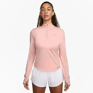 Nike Swift Half-Zip Maillot de course Femmes - rosé, Taille M pas cher