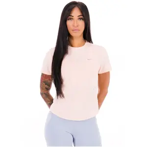 Maillot manches courtes nike dri fit swift rose femme pas cher