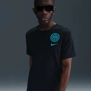 T-shirt Nike Football Inter Milan pour homme - Noir M HQ8397-010 pas cher