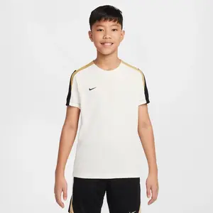 Haut de foot à manches courtes Nike Dri-FIT Strike pour ado - Marron L... pas cher