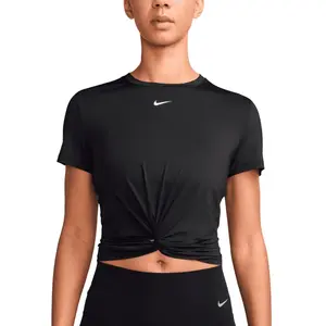Nike One Classic Twist vêtement running femme Noir L pas cher