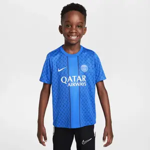 Haut de foot d'avant-match à manches courtes Jordan Dri-FIT Paris Sain... pas cher