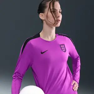 Haut de foot en maille à col ras-du-cou Nike Dri-FIT Angleterre Strike... pas cher