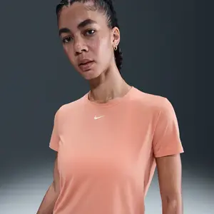 Nike One Classic DF T-Shirt pour Femme Apricot Agate/White XL pas cher