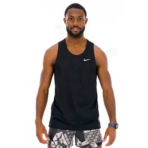 Nike Stride Débardeur Tank Top Hommes - Noir, Taille XXL pas cher