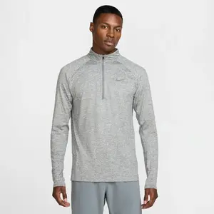 Nike Stride 1/4 Zip vêtement running homme Gris/argent M