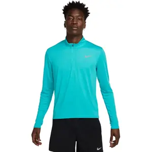 Nike Pacer Half-Zip Maillot De Course Hommes - Turquoise, Taille S pas cher