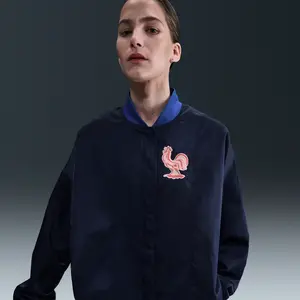 Comparateur de prix : Nike FFF HF5142 Veste bomber oversize en tissu tissé pour femme