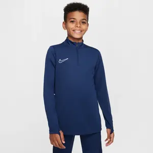 Haut d'entraînement de foot à manches longues et 1/4 de zip Dri-FIT Ni...
