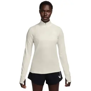 Nike Trail 1/4 Zip vêtement running femme Blanc L pas cher