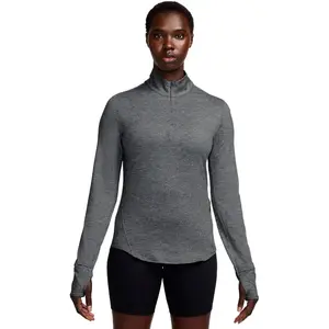 Comparateur de prix : Nike Swift 1/2 Zip vêtement running femme Gris/argent S