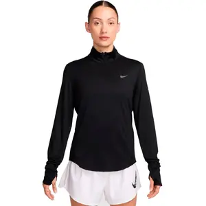 Comparateur de prix : Nike Swift DF UV Hz Blouse pour Femme Black/Reflective Silv L