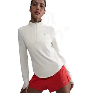 Comparateur de prix : Nike Swift Half-Zip Maillot de course Femmes - crème, argent, Taille L