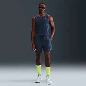 Nike Stride 2 en 1 vêtement running homme Bleu marine S pas cher
