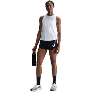 Nike Swoosh Débardeur Tank Top Femmes - Blanc, Taille L pas cher